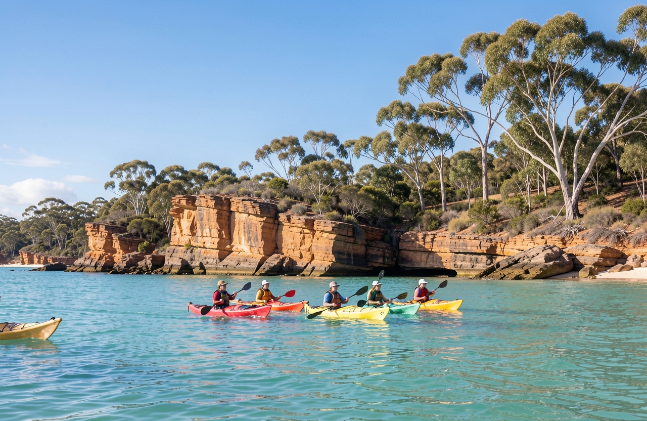 Sea kayaking tour