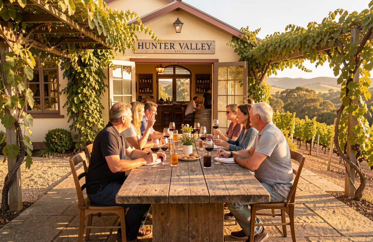 Cellar door wine tasting